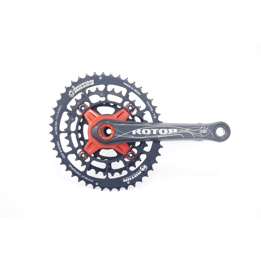 【SALE】ROTOR 「ローター」 QRINGS AGILIS 7075T6 233344T クランクセット / 浜松店