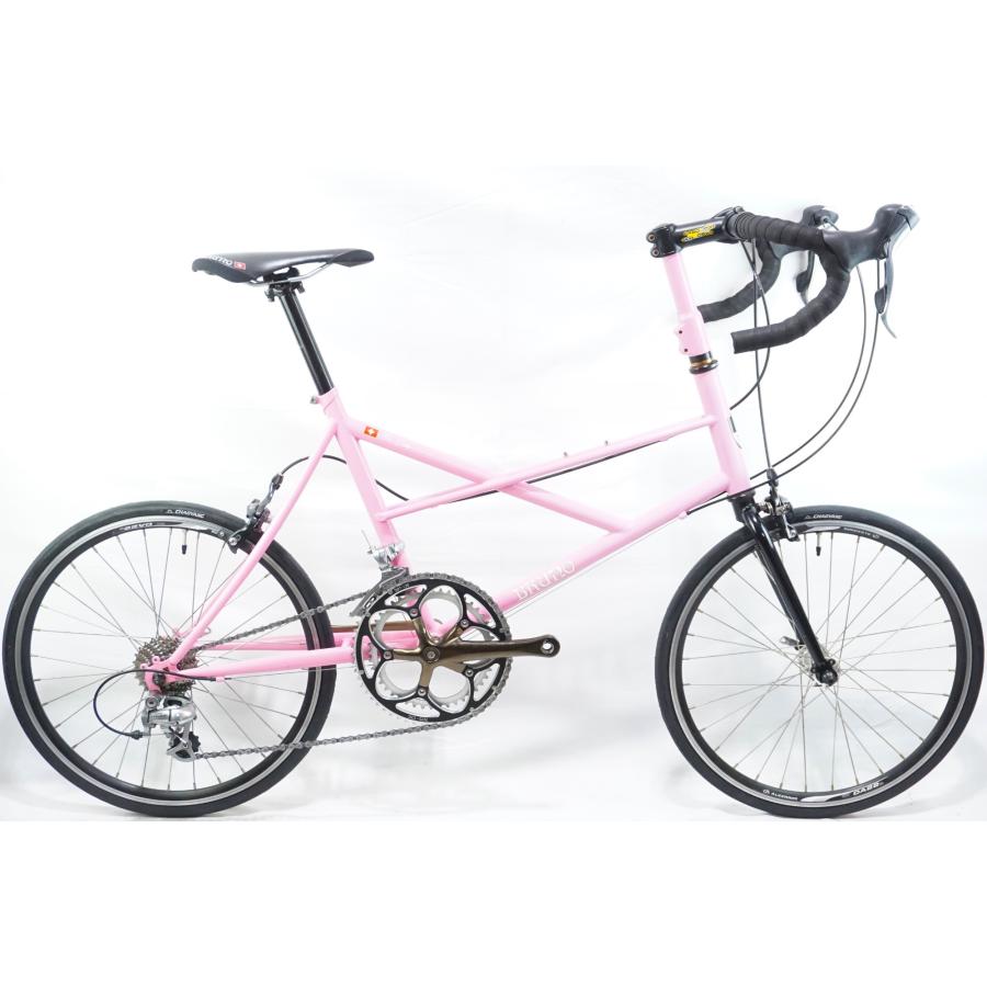 BRUNO ブルーノ　ミニベロ　20インチ　ピンク　CT465mm シマノ（SHIMANO） BRUNO ブルーノ 自転車 20インチ ミニベロ MINIVELO