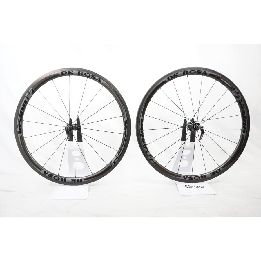 【横浜港のカモメ】ScopeCyclingS4Rimカーボンホイールセット VISION 「ビジョン」 DE ROSA RIM 40mm CAMPAGNOLO TU カーボン