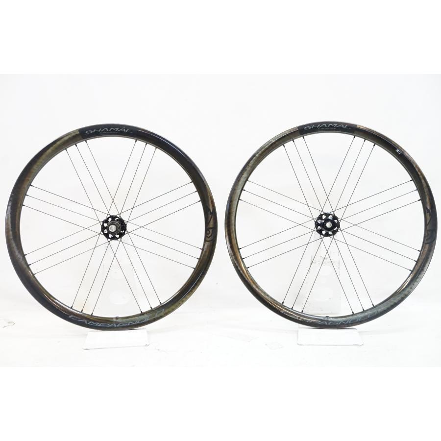 【新品未使用】CAMPAGNOLO SHAMAL CARBON DB 前後セット CAMPAGNOLO 「カンパニョーロ」 SHAMAL CARBON DB シマノ 11速