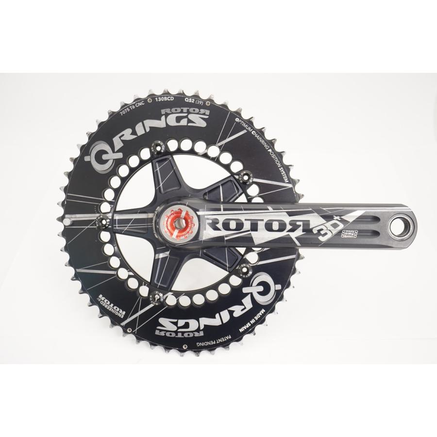 ROTOR 「ローター」 3D+ 52-39T 170mm クランクセット/ 京都八幡 ROTOR 「ローター」 3D+ 52-39T 170mm クランクセット/ 京都八幡