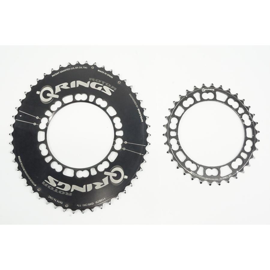 ROTOR 「ローター」 Q-RINGS 楕円 50-34T チェーンリングセット ROTOR 「ローター」 Q-RINGS 楕円 50-34T チェーンリングセット
