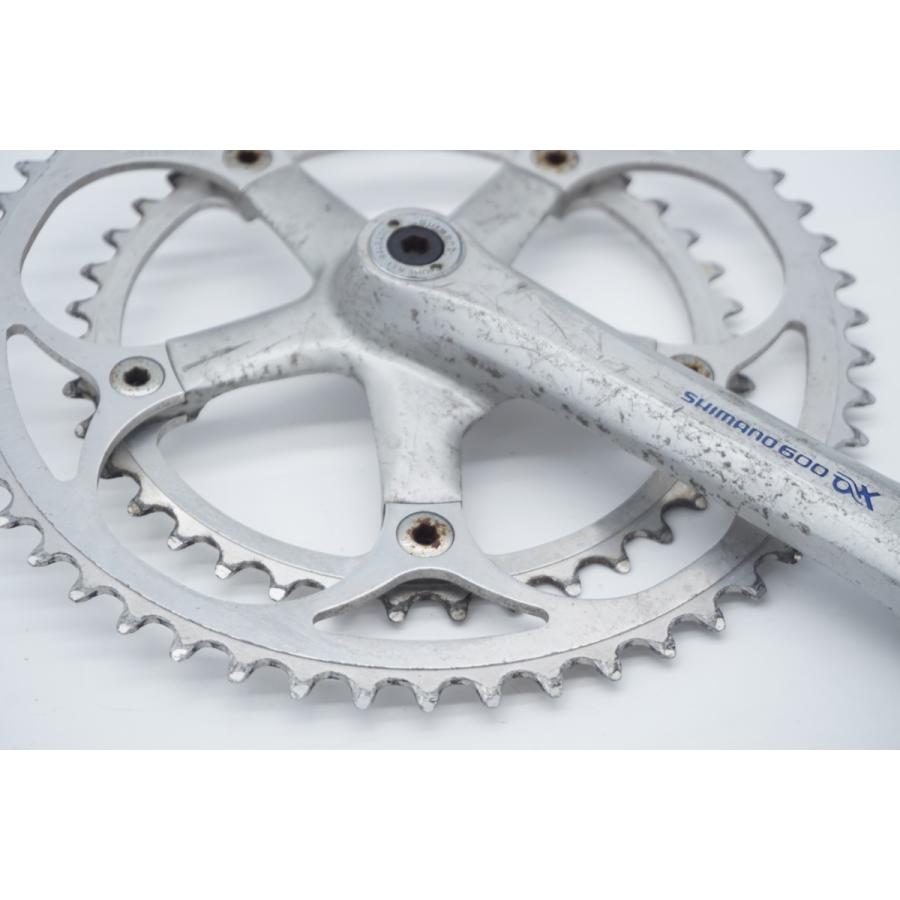 ジャンク SHIMANO 「シマノ」 600 AX 52-39T 165mm クランク+ ジャンク SHIMANO 「シマノ」 600 AX 52-39T 165mm クランク+