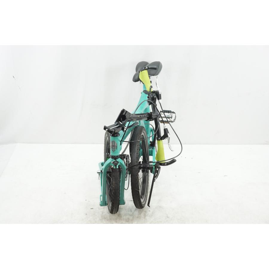 【希少・名作】ビアンキ FRETTA 18インチ チェレステカラー 折りたたみ自転車 (BD-1 OEM) BIANCHI 「ビアンキ」 FRETTA 2011年モデル 18インチ 折り畳み自転車