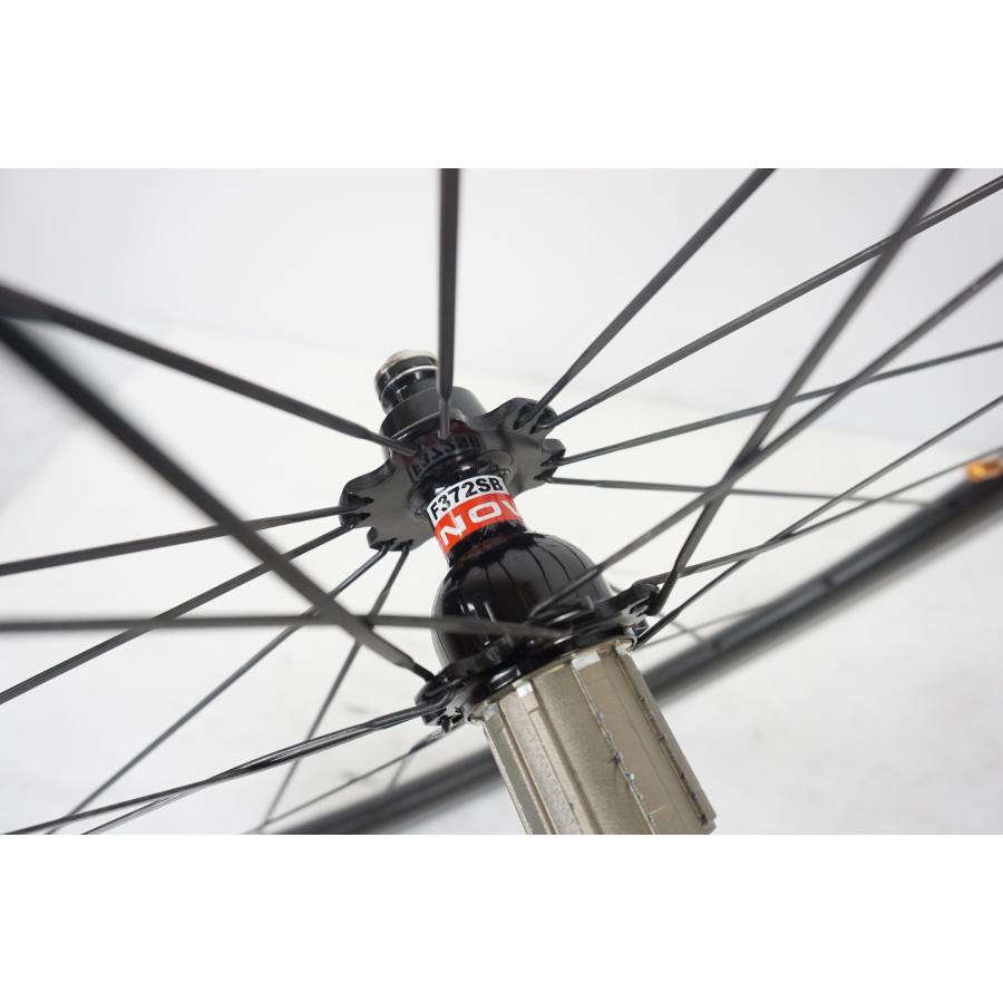 ノーブランド カーボンホイール チューブラー シマノ11s タイヤ付き ノーブランド カーボンホイール シマノ11速 ホイールセット