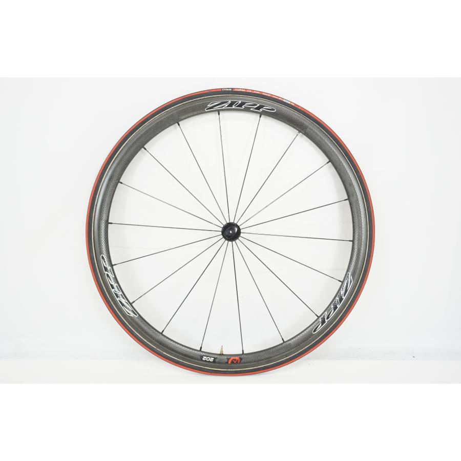 zipp 202 カーボンチューブラー フロントのみ 超軽量！ ジップ ZIPP 202 RIM シマノ 11S/12S カーボン
