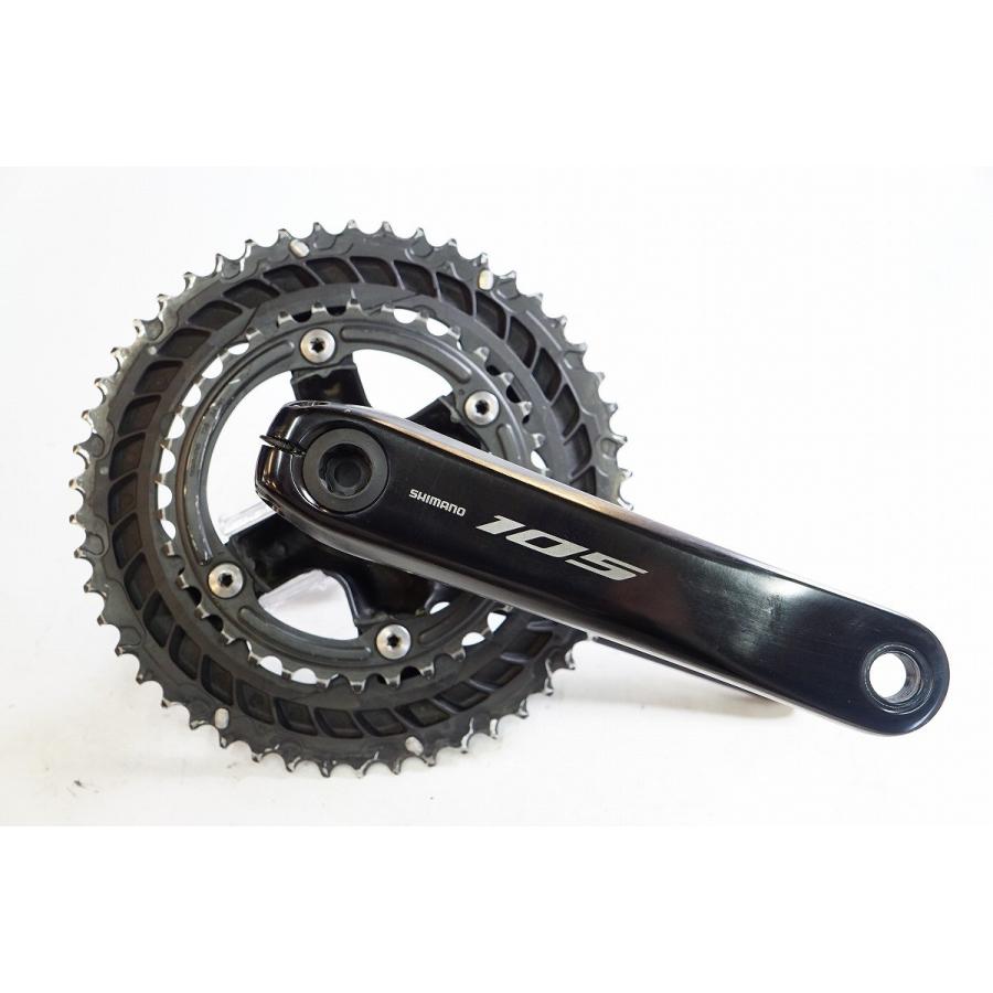 Shimano 105 FC-R7100 クランク 170mm 50/34t Crankset Shimano 105 FC-R7100 170mm 2x12-speed 50-34T Black