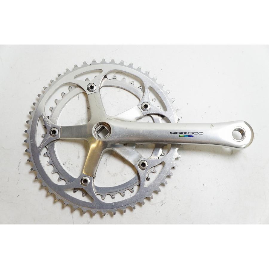Pédalier Shimano 600 FC-6400 Tricolore Occasion - 50/39 Dents, BCD 130, Longueur 172.5mm