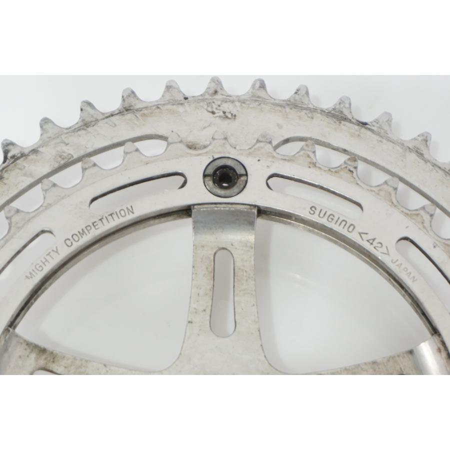 SUGINO 「スギノ」 SUPER MIGHTY 52-42T 167.5mm クランクセット SUGINO 「スギノ」 SUPER MIGHTY 52-42T 167.5mm クランクセット