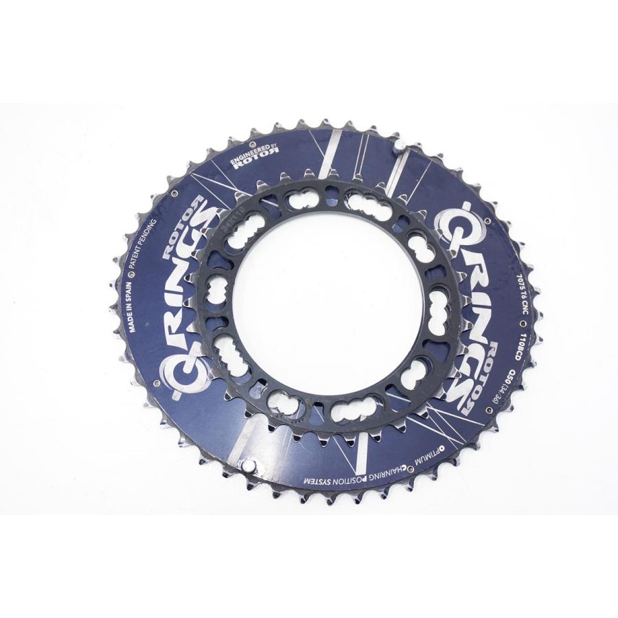 【新品】Rotor QRings ローター 楕円チェーンリング 50/34 ROTOR 「ローター」 QRINGS 50-34T 楕円 チェーンリング / 大阪