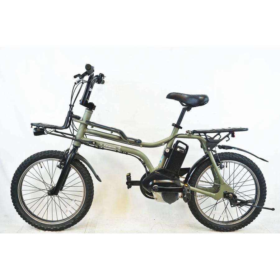 Panasonic 電動アシスト自転車 20インチ　BE-ELGL035 完売御礼 パナソニック グリッター BE-ELGL035G マットオリーブ