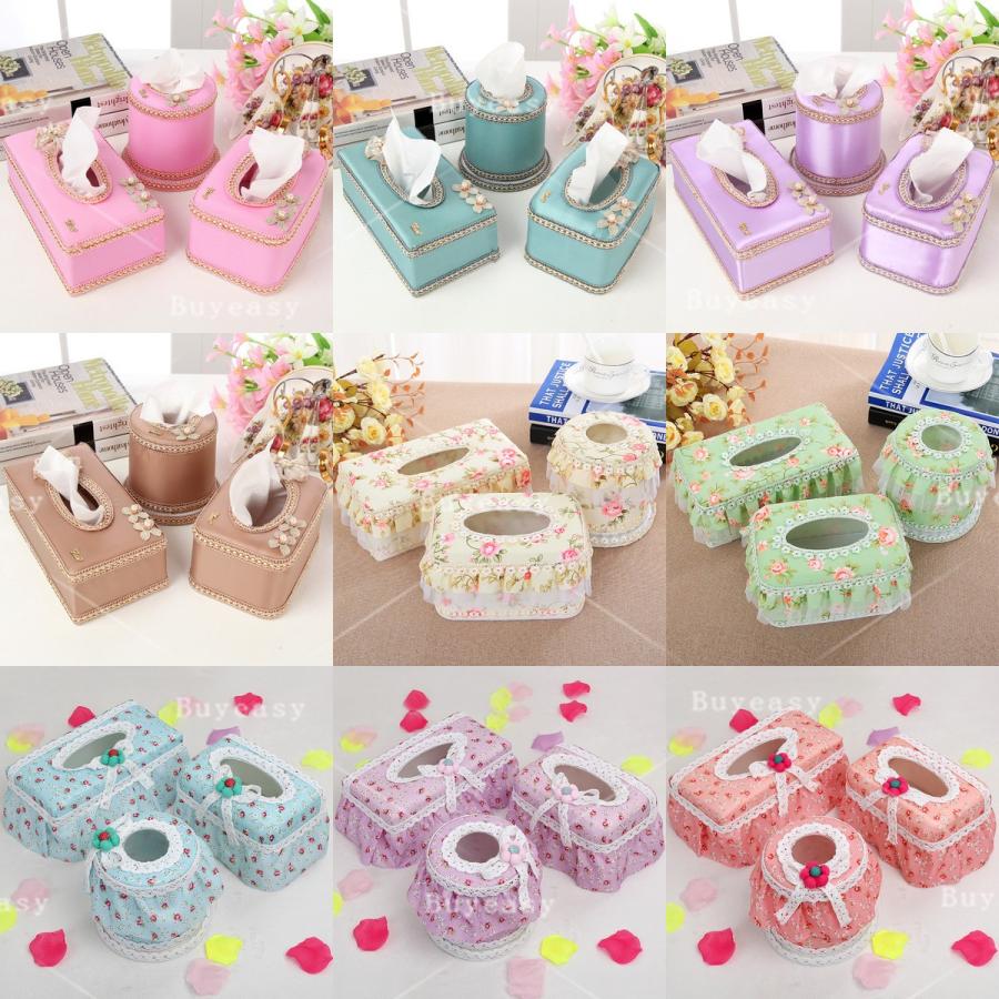 ペーパーボックス ティッシュケース ティッシュボックス ティッシュカバー お買い物3点セット ティッシュbox おしゃれ 車用 姫系 花柄 激安 インテリア S004 Buyeasy 通販 Yahoo ショッピング