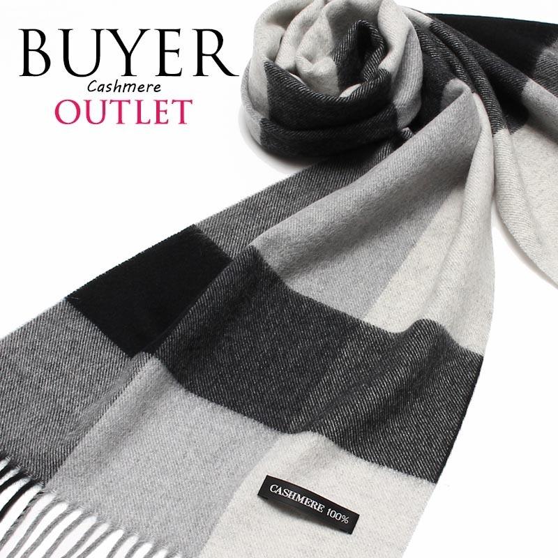 アウトレット カシミヤ 100 ブロック チェック マフラー 数量限定 訳あり メンズ レディース カシミヤマフラー カシミアマフラー プレゼント ホワイトデー 01 Buyer 通販 Yahoo ショッピング