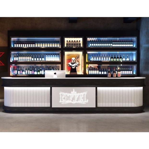 Bar counter バーカウンター LEDライト付き 高級感 バー Bar counter バーカウンター LEDライト付き 高級感 バー