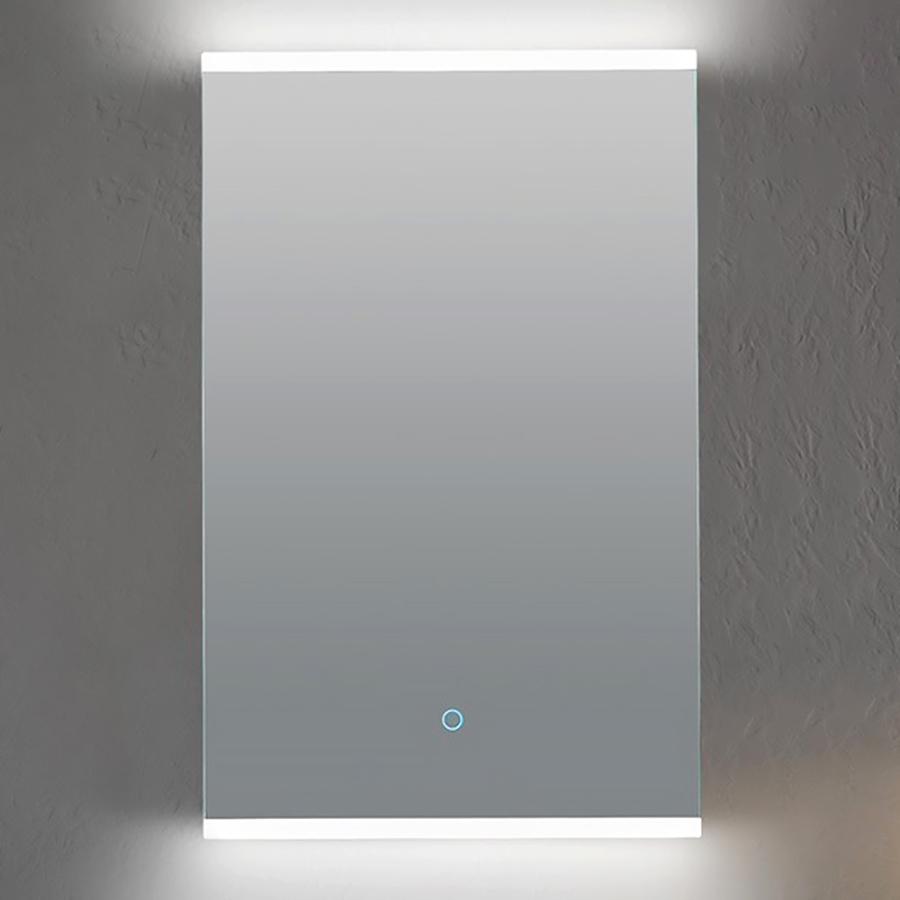ウォールミラー LED付き タッチスイッチ 500×700 長方形 縦長 壁掛け 化粧 洗面 浴室 スクエア おしゃれ 鏡 女優ライト 高級 ホテル BG-M091 Luxury Stage | 