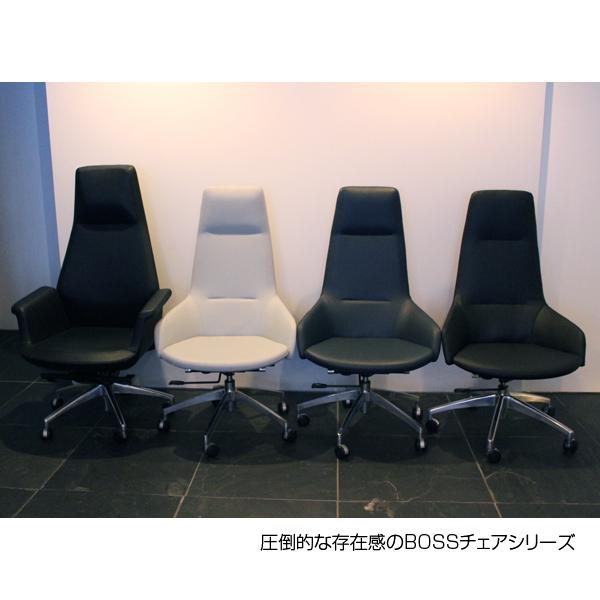 オフィスチェア 法人様限定 デザイナーズBossチェア (Queen) クイーン 重役椅子 イス キャスター付 選べる２色  肘付き |  | 02