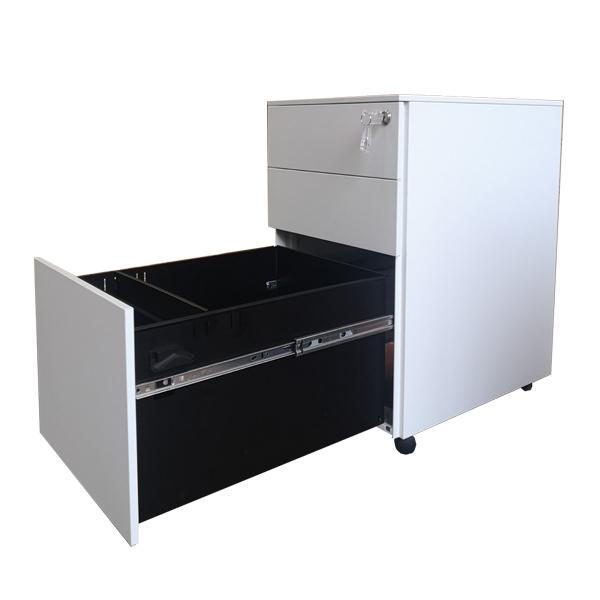 福岡・倉庫直接受取限定!!】〜完成品〜 インワゴン デスクワゴン 3段