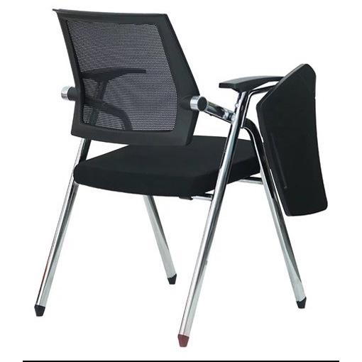 メモ台付きスタッキングチェア オフィスチェア 机付き 積み重ねOK 椅子 イス  スタッキングチェア 折りたたみチェア メモ キャスター付き | 