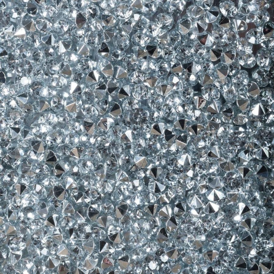 ローテーブル 国内限定20台 ダイヤモンドダストソリッドローテーブル クリスタル調  ミラー家具 インテリア YCJY18520 Luxury Stage |  | 05