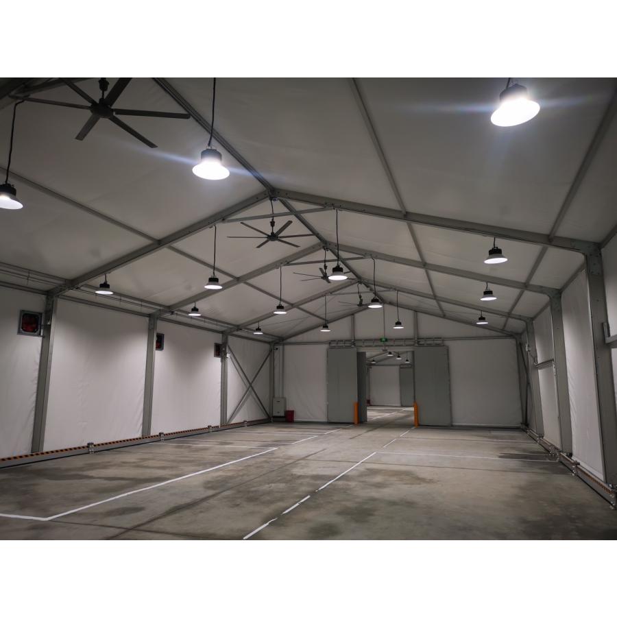 全国対応可200m2 大型テント (60坪前後) 10m×20m×3.8m軒高 全国対応可200m2 大型テント (60坪前後) 10m×20m×3.8m軒高