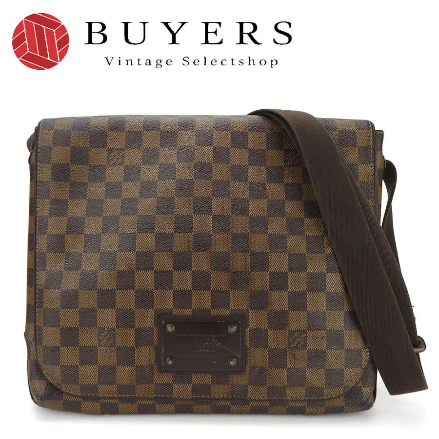 中古 ルイ・ヴィトン ショルダーバッグ ブルックリンMM N51211 ダミエ 