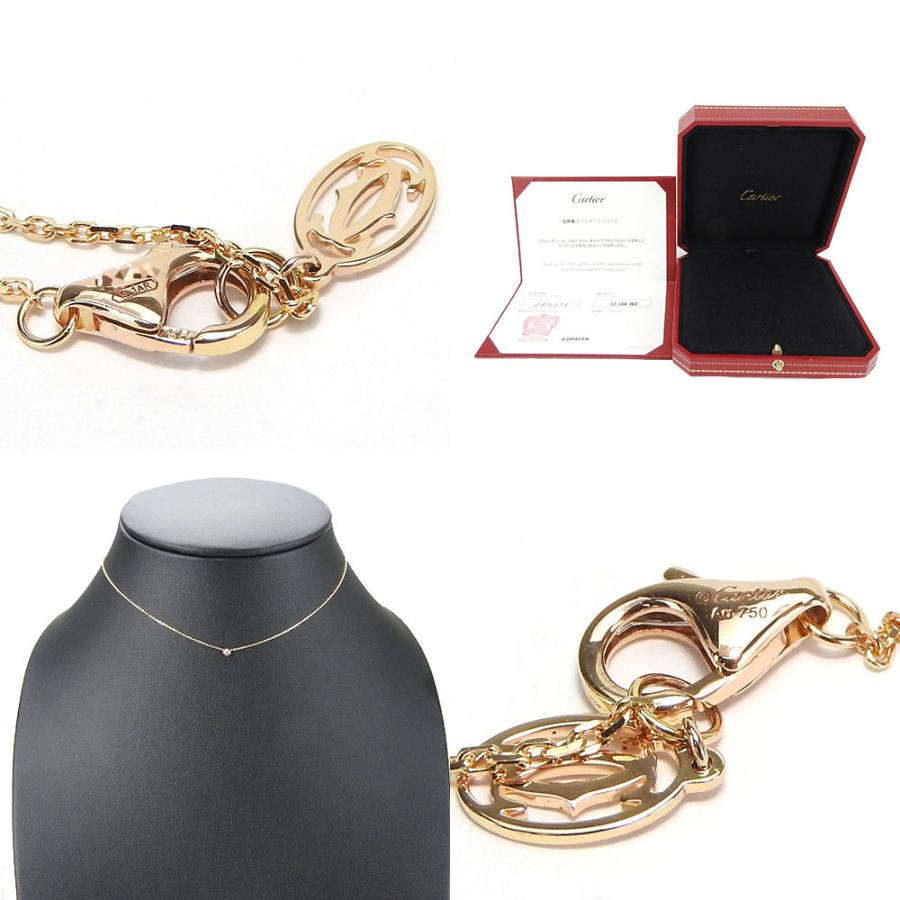 中古 カルティエ ネックレス ディアマン レジェ B7224516 ダムール XS  