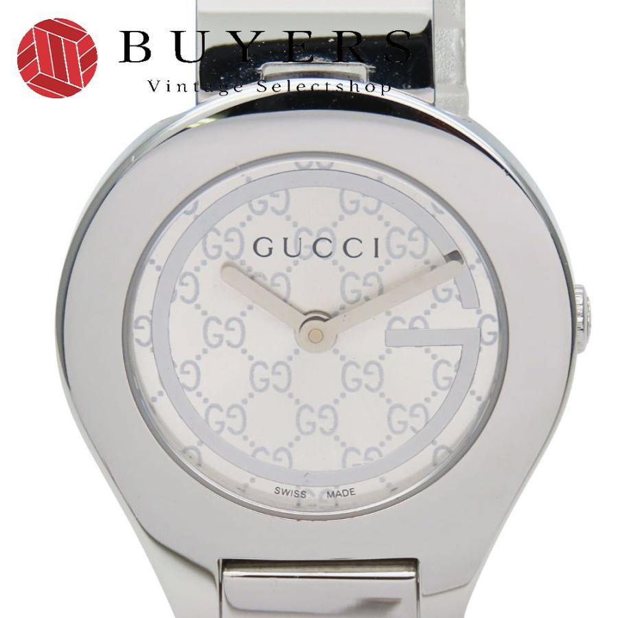 GUCCI 中古 グッチ 腕時計 6700L ステンレススチール シルバー 文字盤  