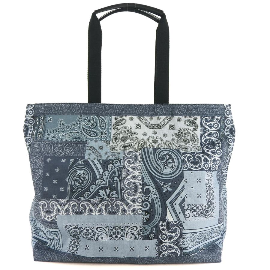 ETRO（エトロ） 中古 トートバッグ コットン ブルー シルバー金具 