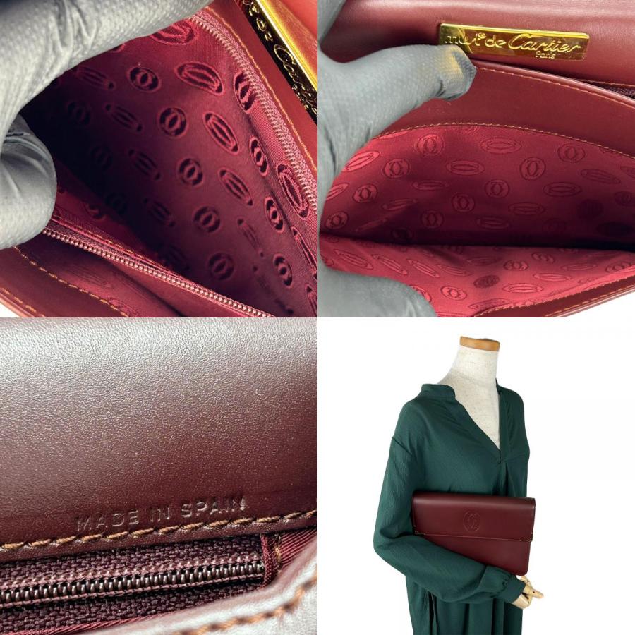 カルティエ セカンドバッグ マストライン クラッチバッグ ゴールド金具 カルティエのクラッチバッグは買取してもらえる？？ 埼玉県の