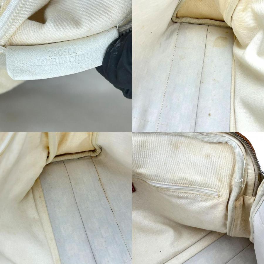 LOEWE（ロエベ） 中古 トートバッグ アナグラム キャンバス レザー