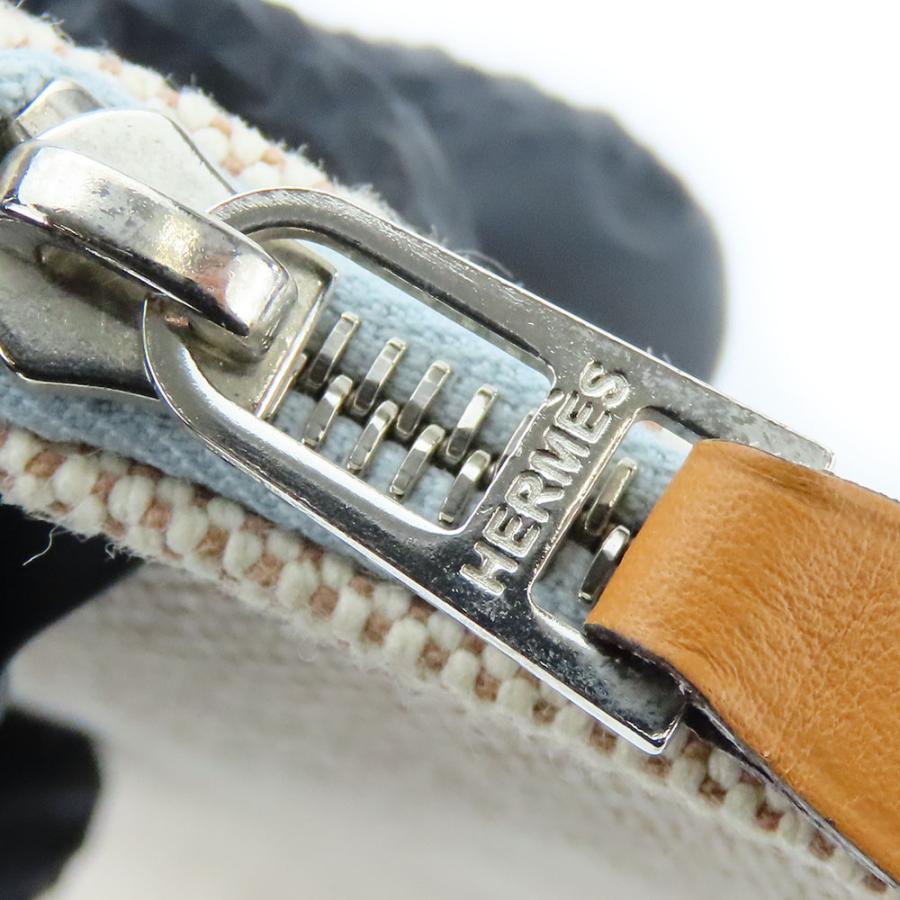 HERMES（エルメス） 中古 ポーチ ニューヨッティングPM キャンバス 