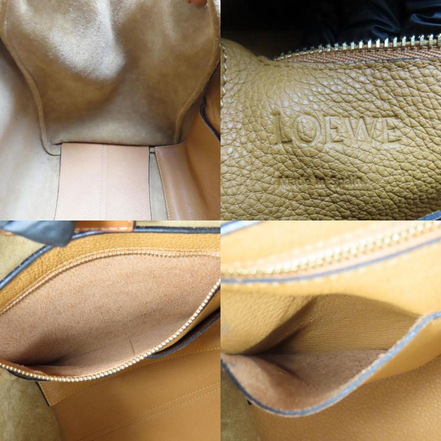 LOEWE（ロエベ） 中古 トートバッグ フラメンコノット レザー キャメル 