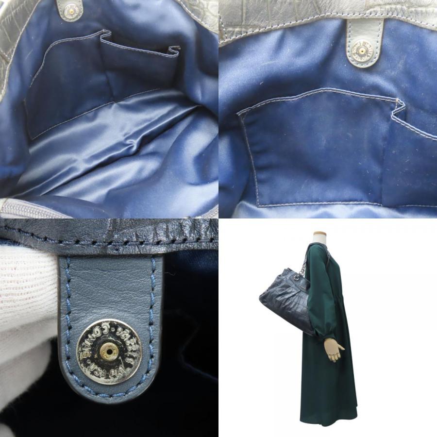 COACH（コーチ） 中古 トートバッグ F17661 レザー ネイビーグレー系