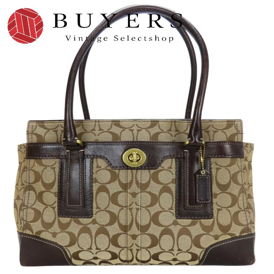 COACH（コーチ） 中古 ハンドバッグ 11063 シグネチャー キャンバス 