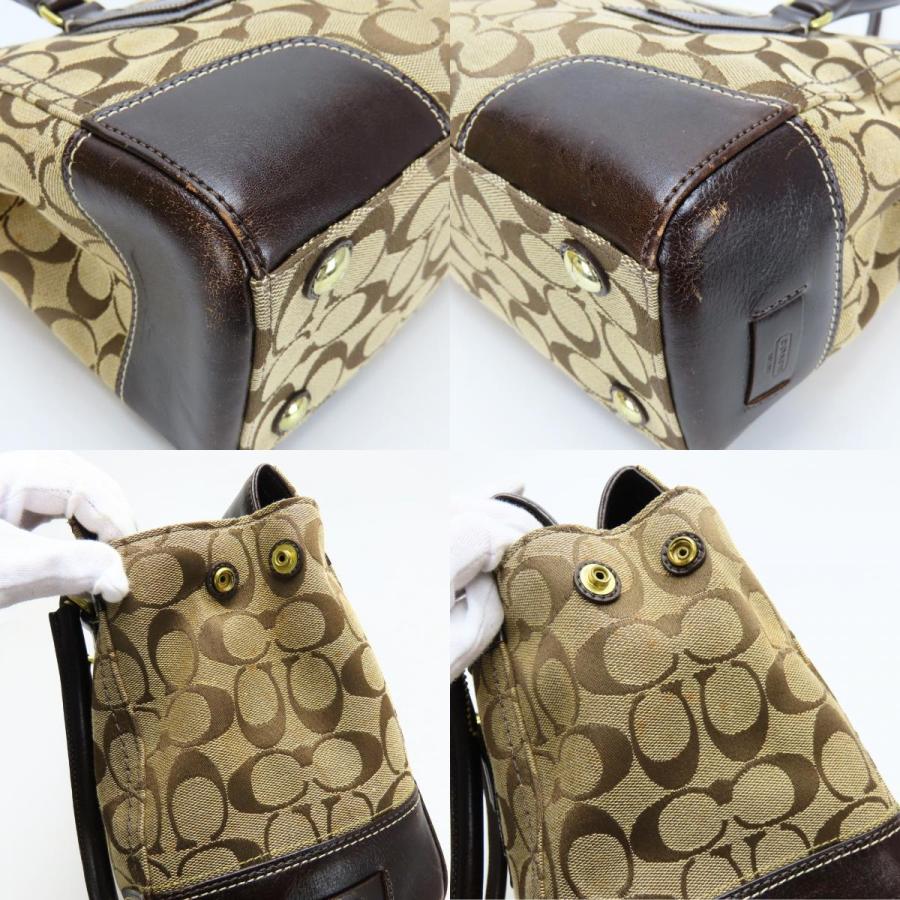 COACH（コーチ） 中古 ハンドバッグ 11063 シグネチャー キャンバス 