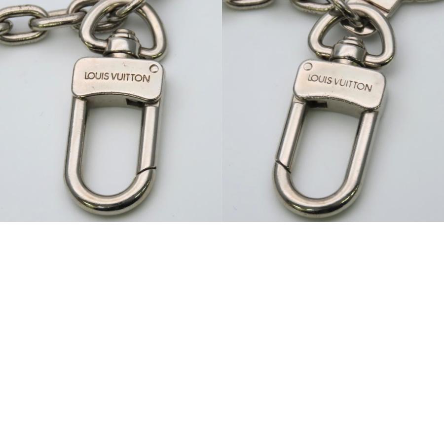 中古】LOUIS VUITTON キーホルダーシルバーカラーM80217 中古】LOUIS