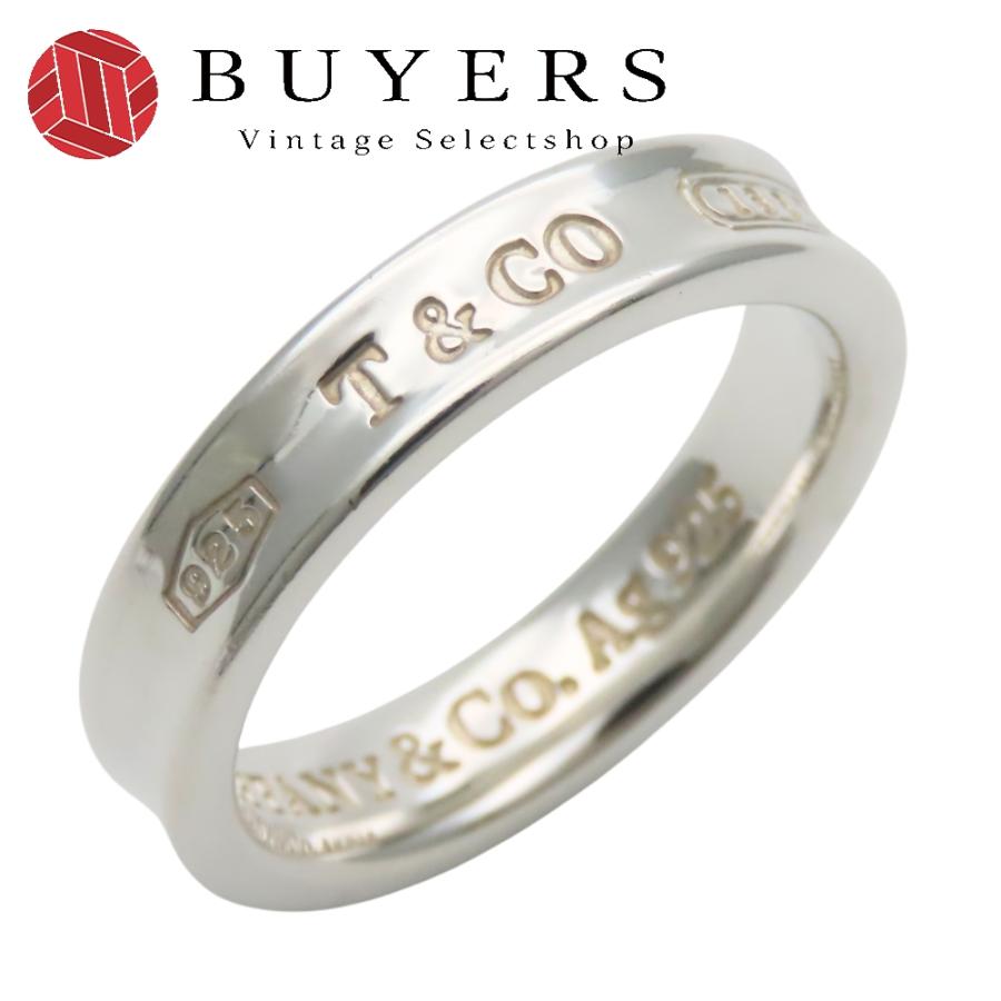 【中古】ティファニー 1837 ナロー インターロッキング リング 925 TIFFANY&Co.（ティファニー） 中古 リング・指輪 1837 ナロー シルバー