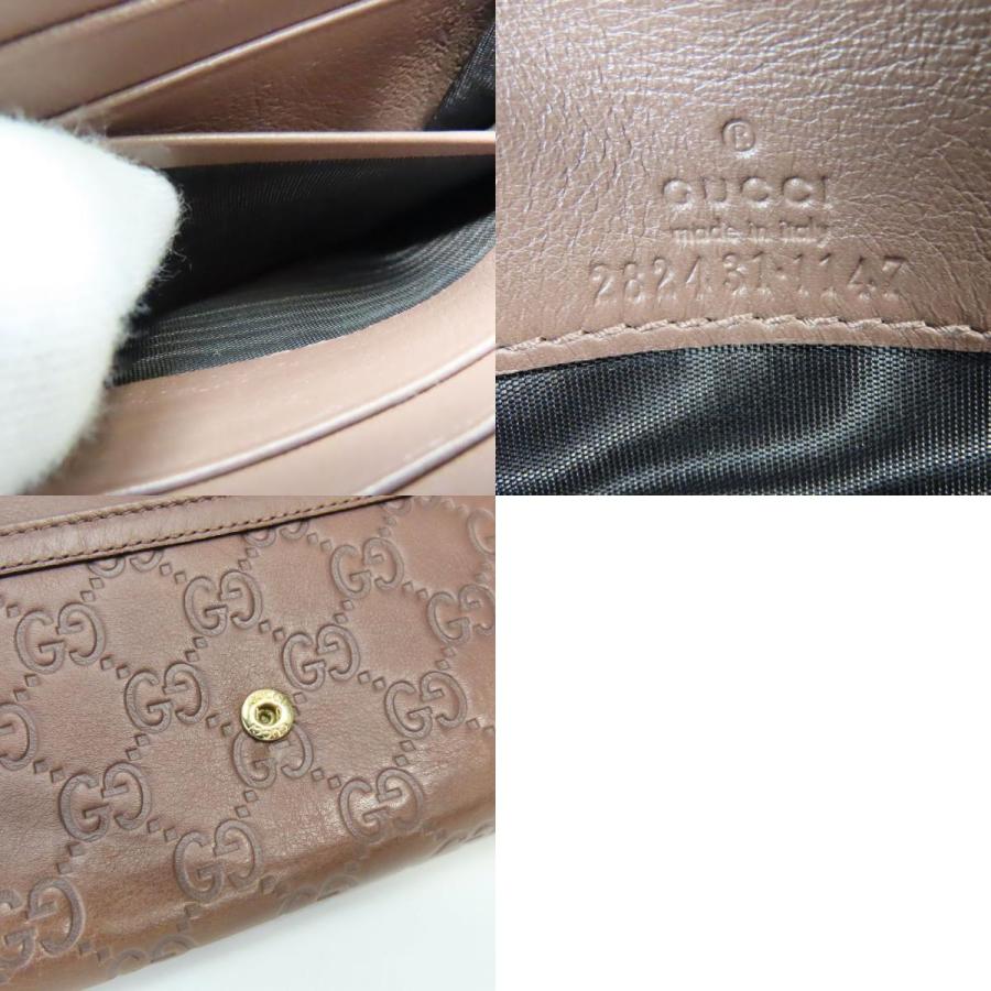 GUCCI（グッチ） 中古 長財布（かぶせ蓋） インターロッキグG 282431