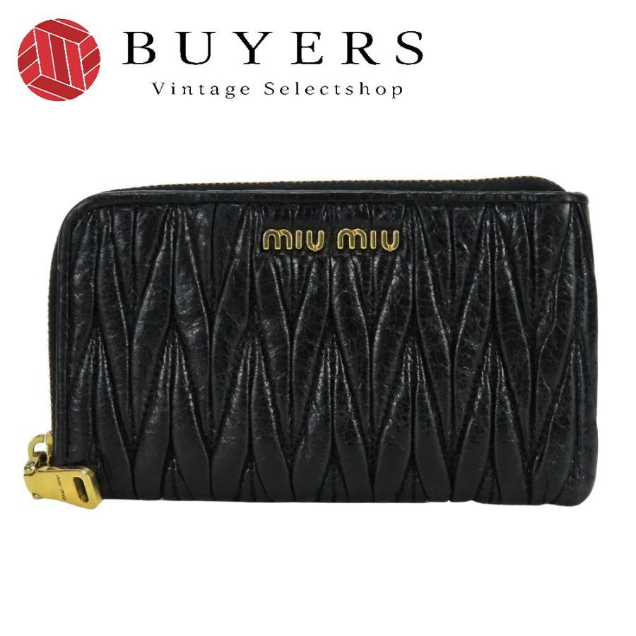 miu miu（ミュウミュウ） 中古 コインケース マテラッセ レザー 