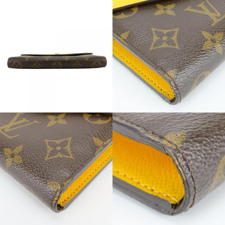 美品 ルイヴィトン ポルトフォイユ マリールーロン 長財布 三つ折り財布 LOUIS VUITTON（ルイ・ヴィトン） 中古 長財布（かぶせ蓋