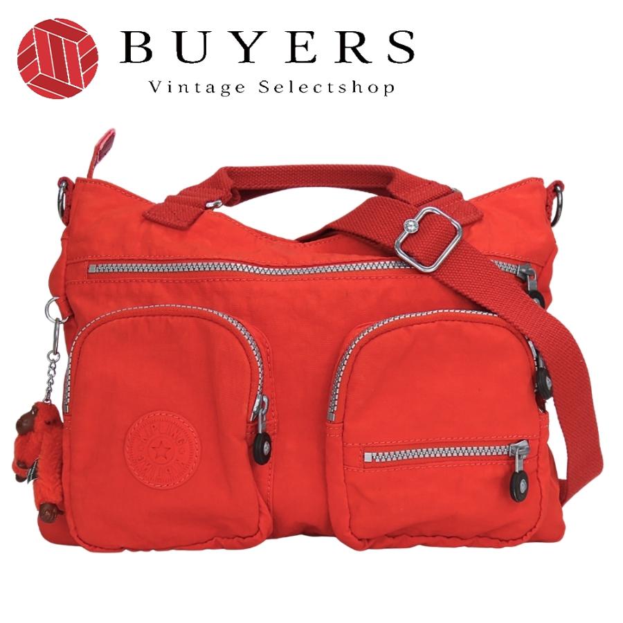 kipling（キプリング） 中古 ハンドバッグ K13542-150 ナイロン レッド 