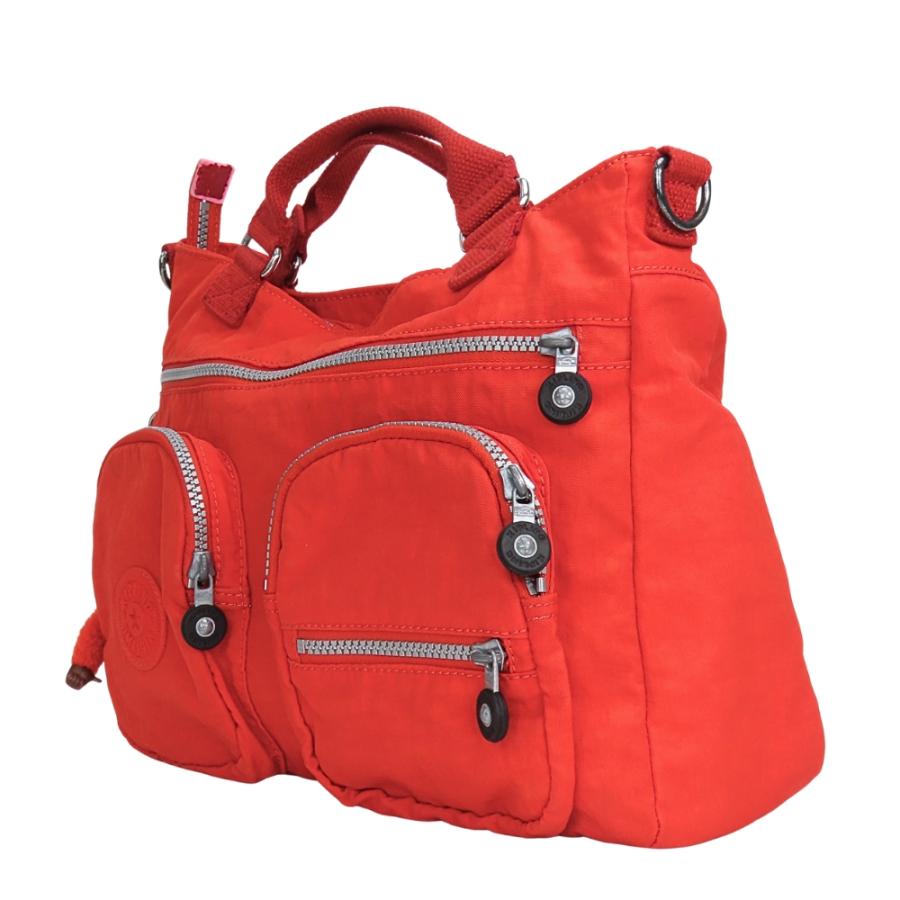 kipling（キプリング） 中古 ハンドバッグ K13542-150 ナイロン レッド 