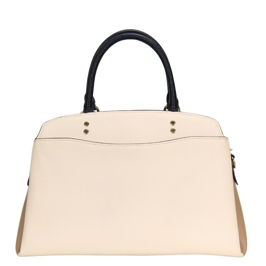 COACH（コーチ） 中古 ハンドバッグ 91162 レザー アイボリー ブラック
