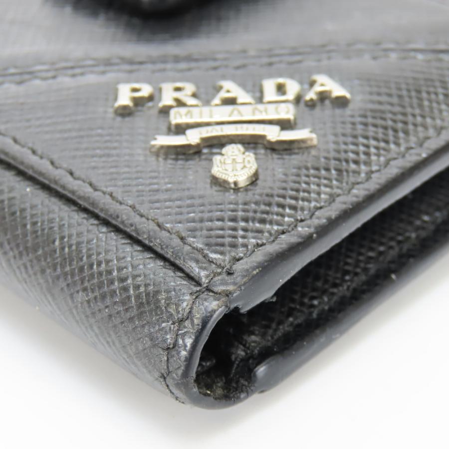 PRADA（プラダ） 中古 札入れ サフィアーノ 2MC063 レザー メタリック