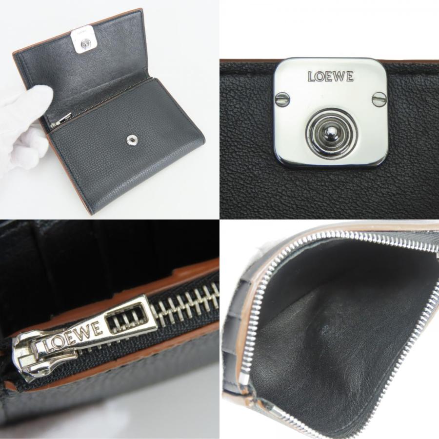 LOEWE（ロエベ） 中古 三つ折り財布 アナグラム C821S33X01