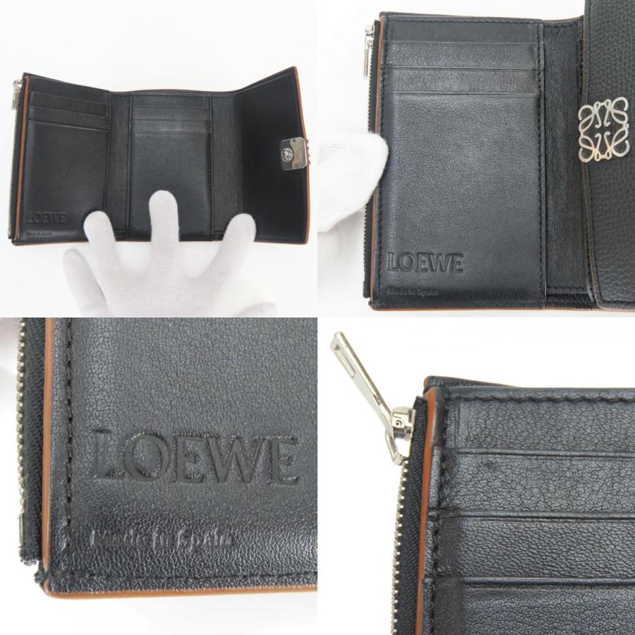 LOEWE（ロエベ） 中古 三つ折り財布 アナグラム C821S33X01