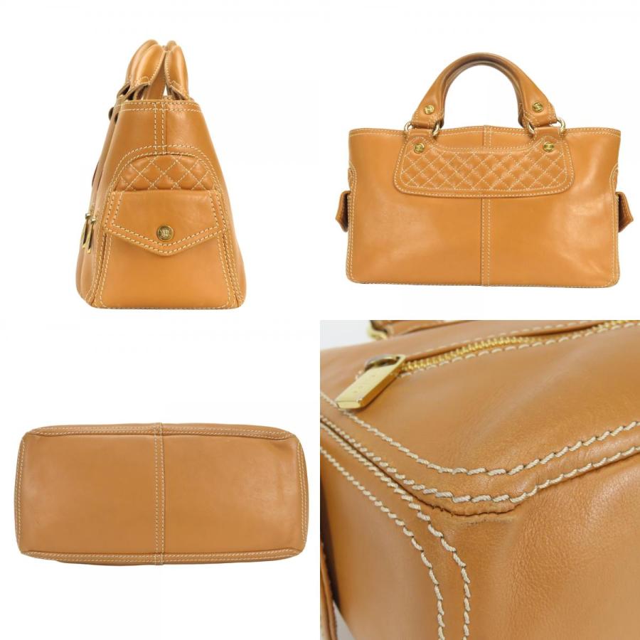 CELINE（セリーヌ） 中古 ハンドバッグ ブギーバッグ レザー キャメル