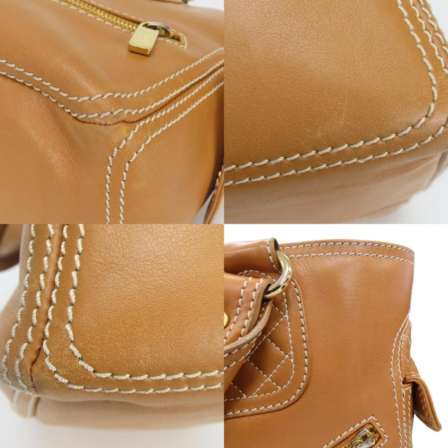 CELINE（セリーヌ） 中古 ハンドバッグ ブギーバッグ レザー キャメル