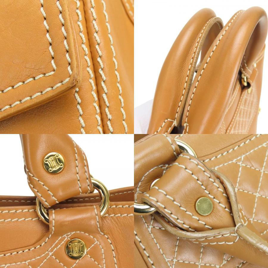 CELINE（セリーヌ） 中古 ハンドバッグ ブギーバッグ レザー キャメル 