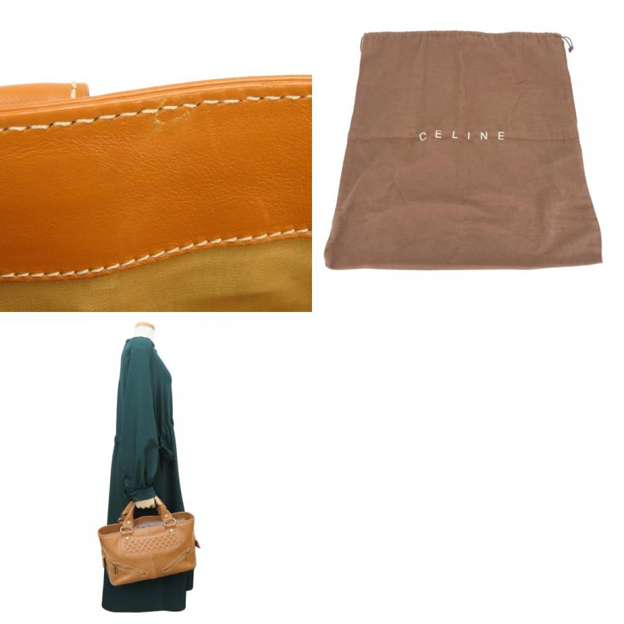 CELINE（セリーヌ） 中古 ハンドバッグ ブギーバッグ レザー キャメル